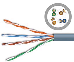 超五類非屏蔽雙絞線